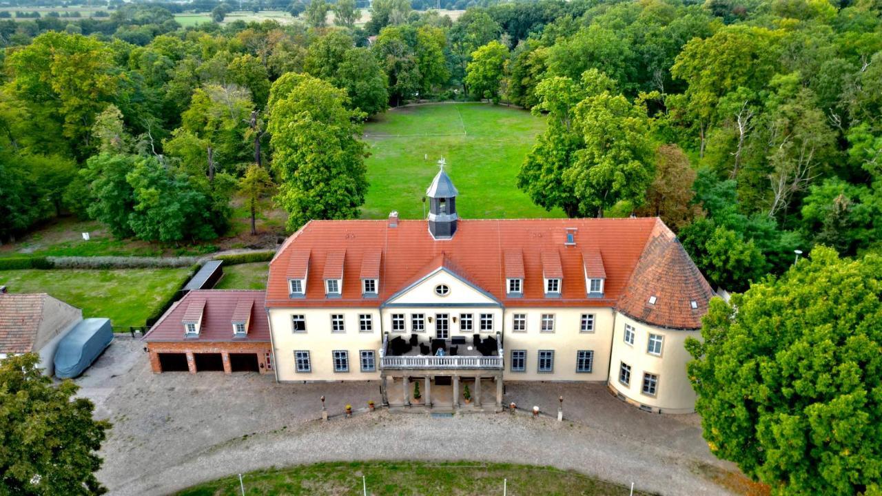 Herzberg  Hotel Garni Schloss Grochwitz מראה חיצוני תמונה