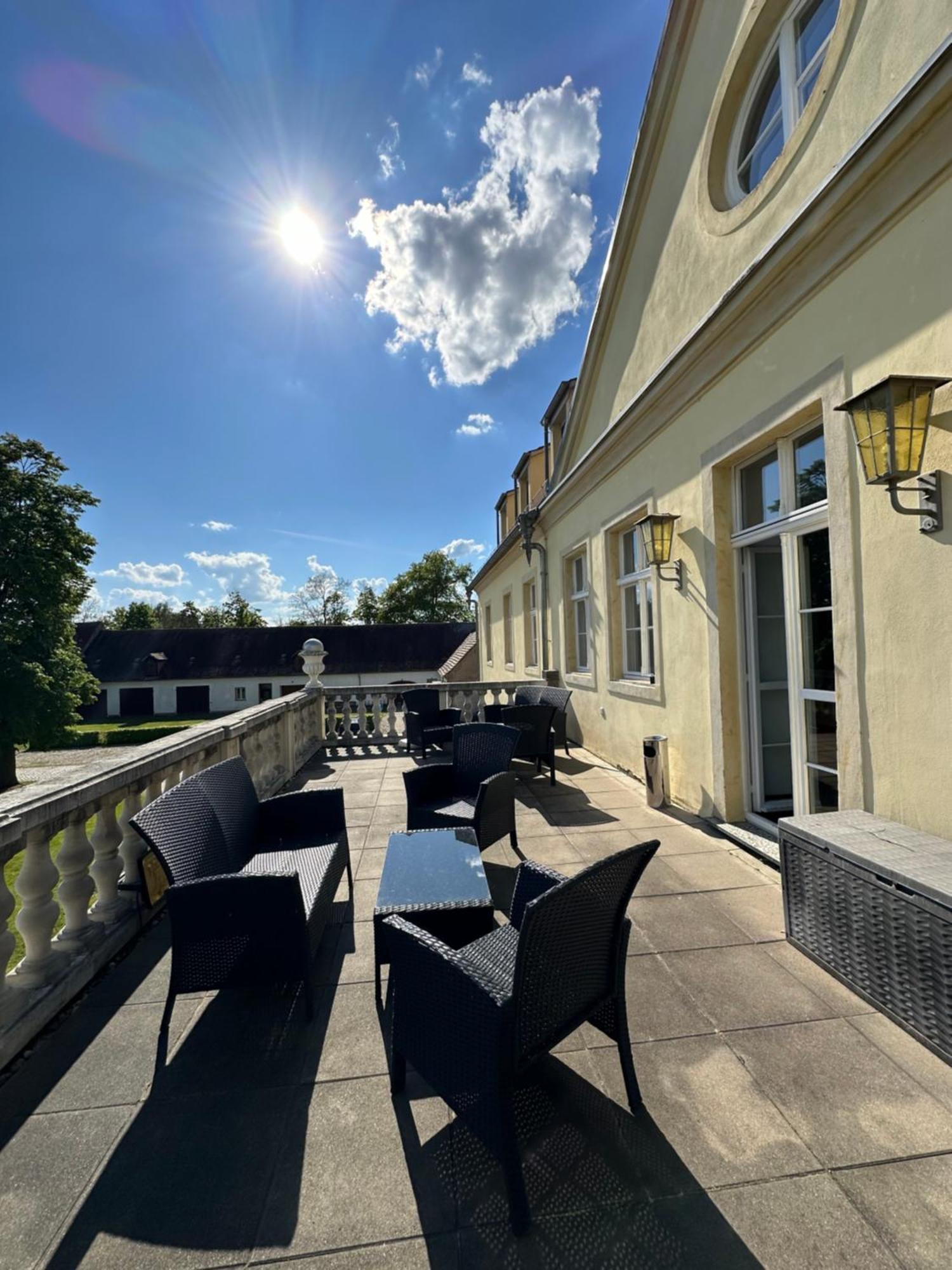 Herzberg  Hotel Garni Schloss Grochwitz מראה חיצוני תמונה